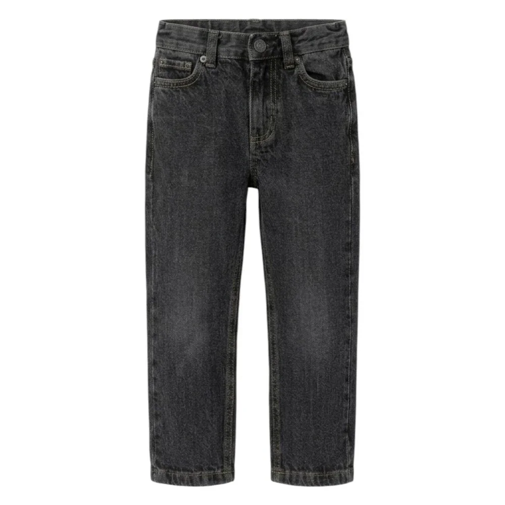Calvin Klein Jeans Kids Black Gray Straight Denim Pants Toddler Boys Size 4T